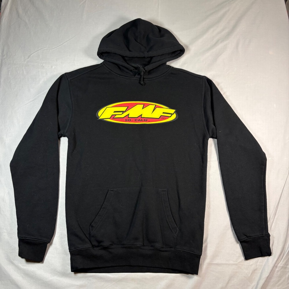 FMF Racing So. Calif. Graphic Hoodie Mens Small Black Motocross MX Pullover